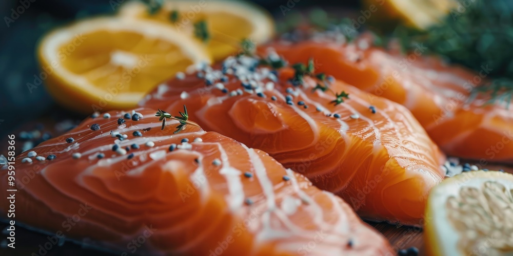 Fresh Salmon Seafood Fish Fresh Salmon Seafood Fish