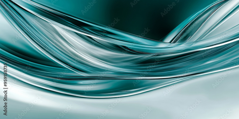 A modern background with dynamic light lines in shades of turquoise and silver. The lines flow smoothly, creating a sophisticated, high-tech look. A modern background with dynamic light lines in shades of turquoise and silver. The lines flow smoothly, creating a sophisticated, high-tech look.