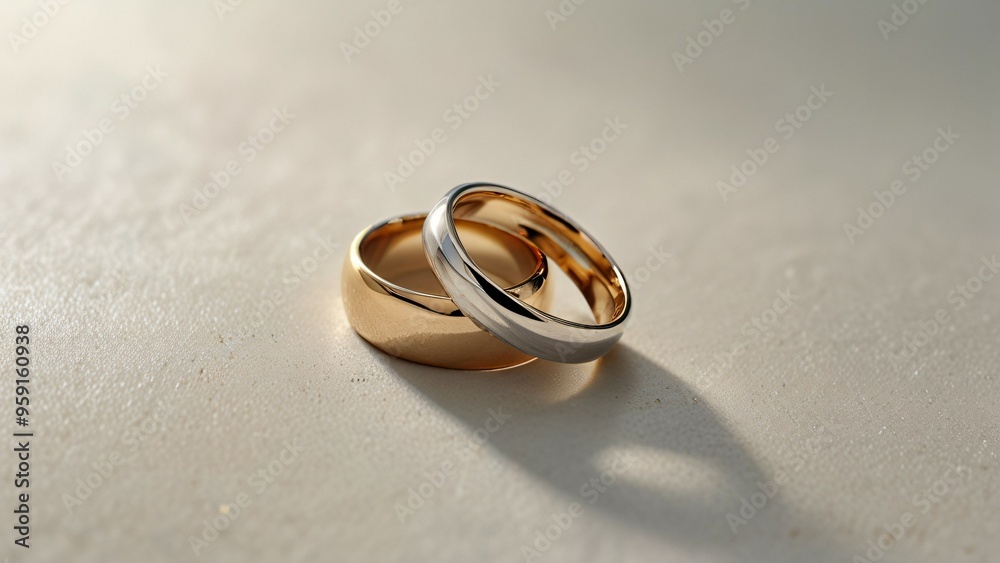 Detailed Wedding Rings with Romantic Soft Light, Ai generated Images Detailed Wedding Rings with Romantic Soft Light, Ai generated Images