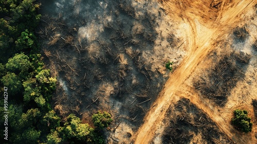 The role of satellite technology in tracking illegal deforestation photo
