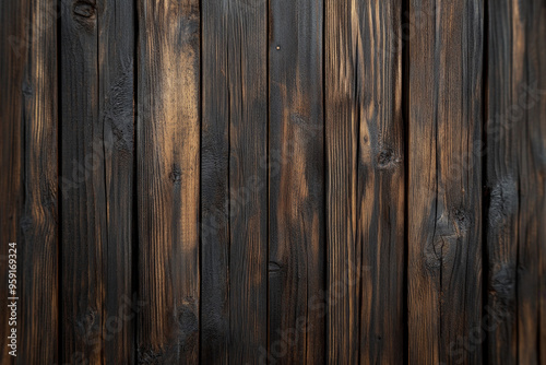 Dark walnut wooden backdrop with deep, luxurious brown tones. The wood surface is slightly textured with visible grain and a matte finish. The backdrop exudes a sophisticated, moody ambiance, perfect