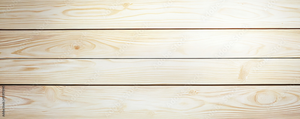 Light pine wooden backdrop with a soft, creamy color palette. The planks are smooth with subtle grain patterns, giving a clean and minimalist feel. Natural light enhances the wood's gentle texture,