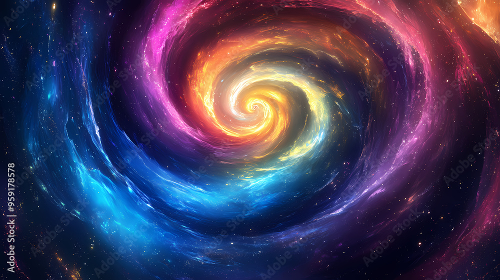 Light and particles in a rainbow vortex Light and particles in a rainbow vortex
