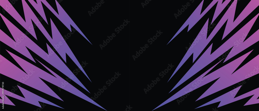 Abstract background with jagged lines pattern and with some copy space area