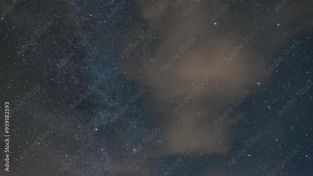 The Milky Way moving across the night sky. Captures the mesmerizing ...