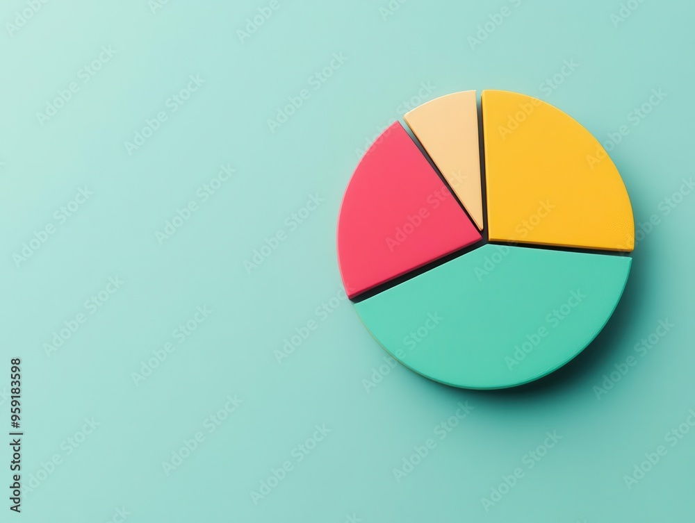 Strategic planning dashboard with a pie chart highlighting goal completion rates Strategic planning dashboard with a pie chart highlighting goal completion rates