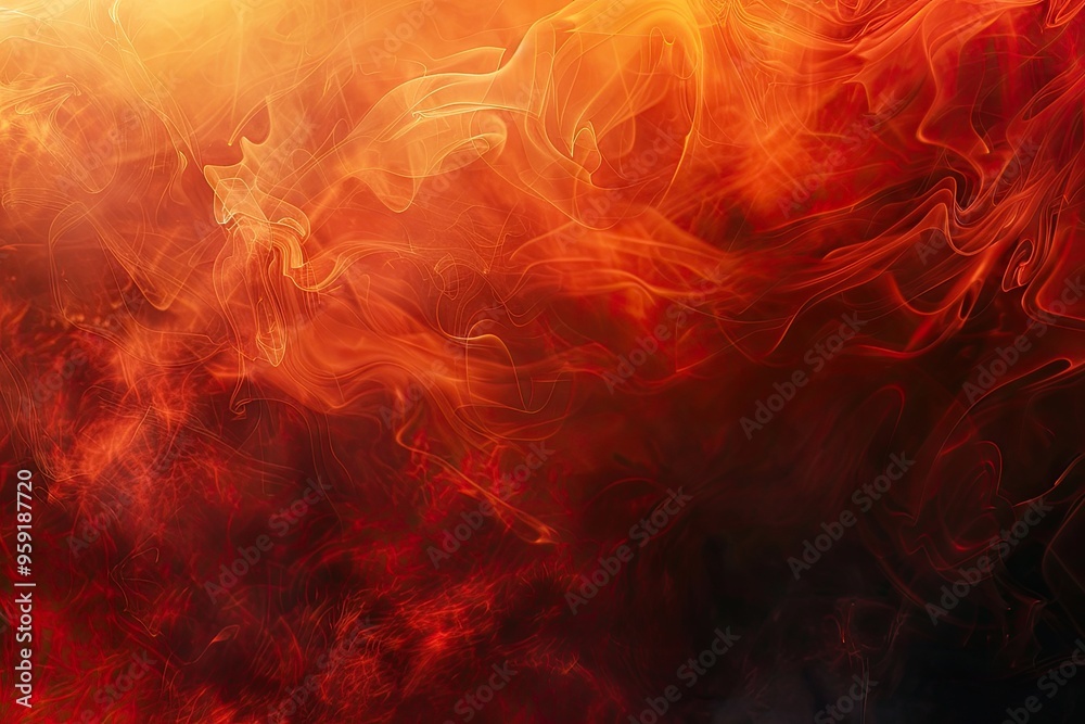 Obraz premium Abstract Fire and Smoke Background