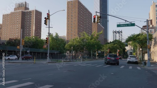 Wallpaper Mural New York City's Lower East Side on a summer morning Torontodigital.ca