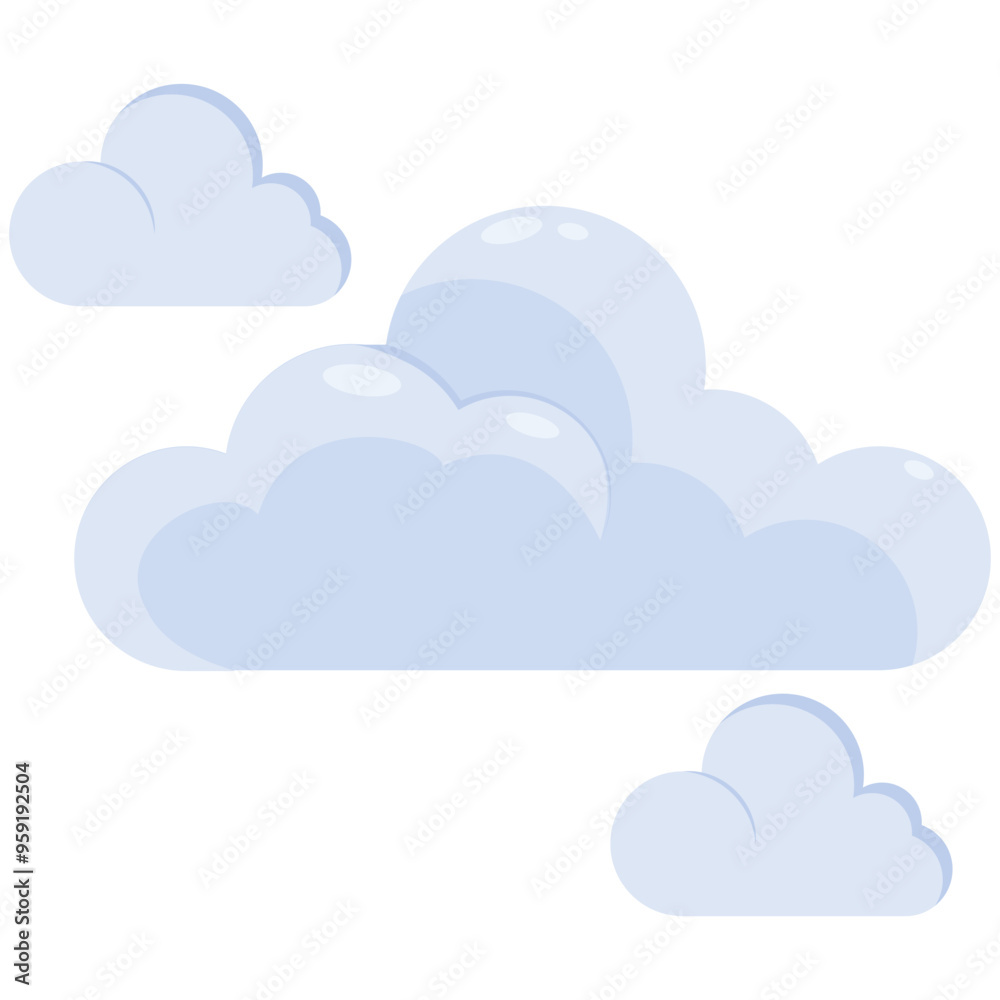 Cloudy Day Weather icon Cloudy Day Weather icon