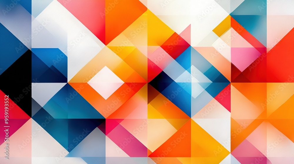 A colorful abstract background with squares and rectangles of varying shapes and hues, featuring shades of red, orange, blue, yellow, and white A colorful abstract background with squares and rectangles of varying shapes and hues, featuring shades of red, orange, blue, yellow, and white