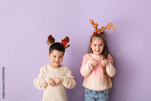 Cute little children in dee...