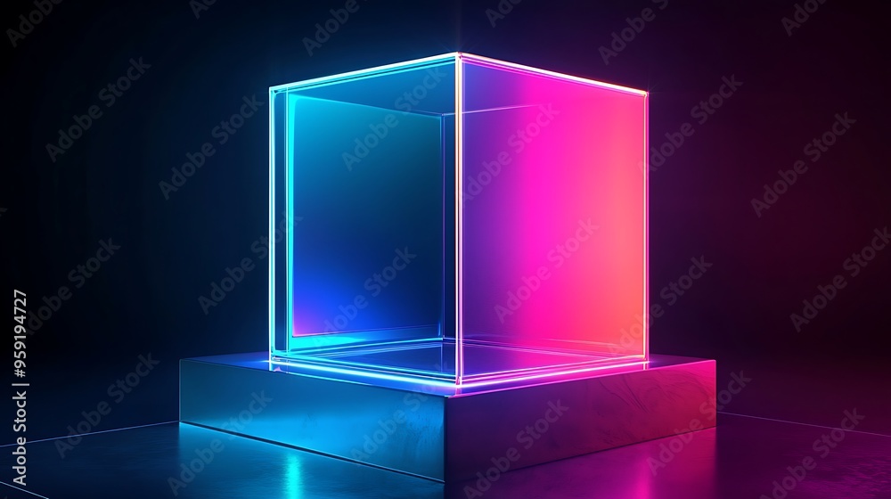 3d render of a cube 3d render of a cube