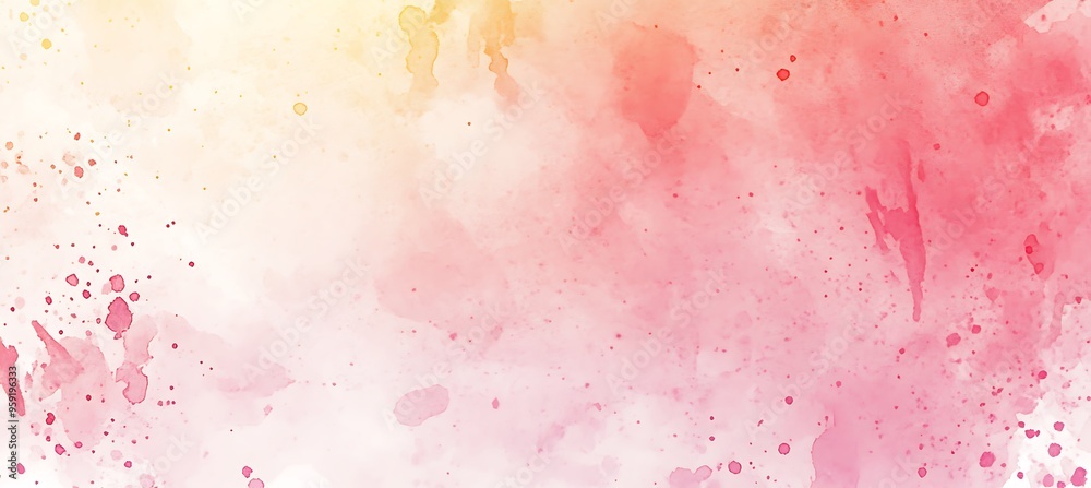 A soft, pastel watercolor background with a large central area for text A soft, pastel watercolor background with a large central area for text