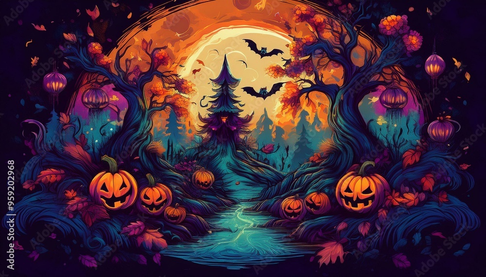 halloween background with pumpkins halloween background with pumpkins