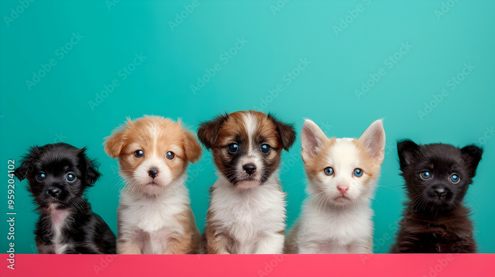 Editable Pet Shop Pet Food Veterinary Doctor Socia