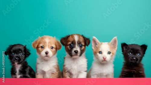 Editable Pet Shop Pet Food Veterinary Doctor Socia