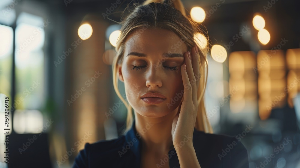 Work-related stress, anxiety, and burnout in an office setting, featuring a professional dealing with mental health challenges and project difficulties Work-related stress, anxiety, and burnout in an office setting, featuring a professional dealing with mental health challenges and project difficulties