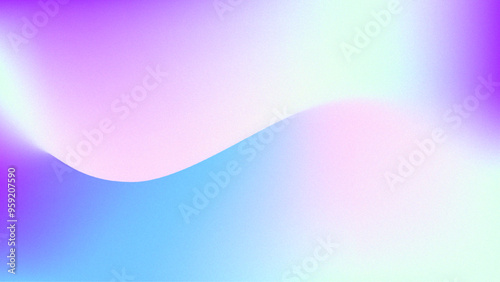 Abstract gradient background with grainy texture and waves