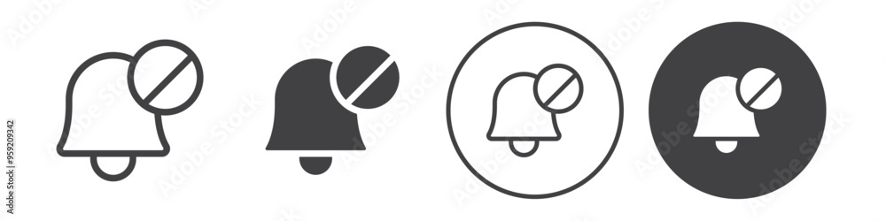 Sound Off icon Vector logo outline Sound Off icon Vector logo outline