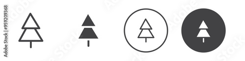 Free Download spruce icon Vector logo outline - GFXLoad