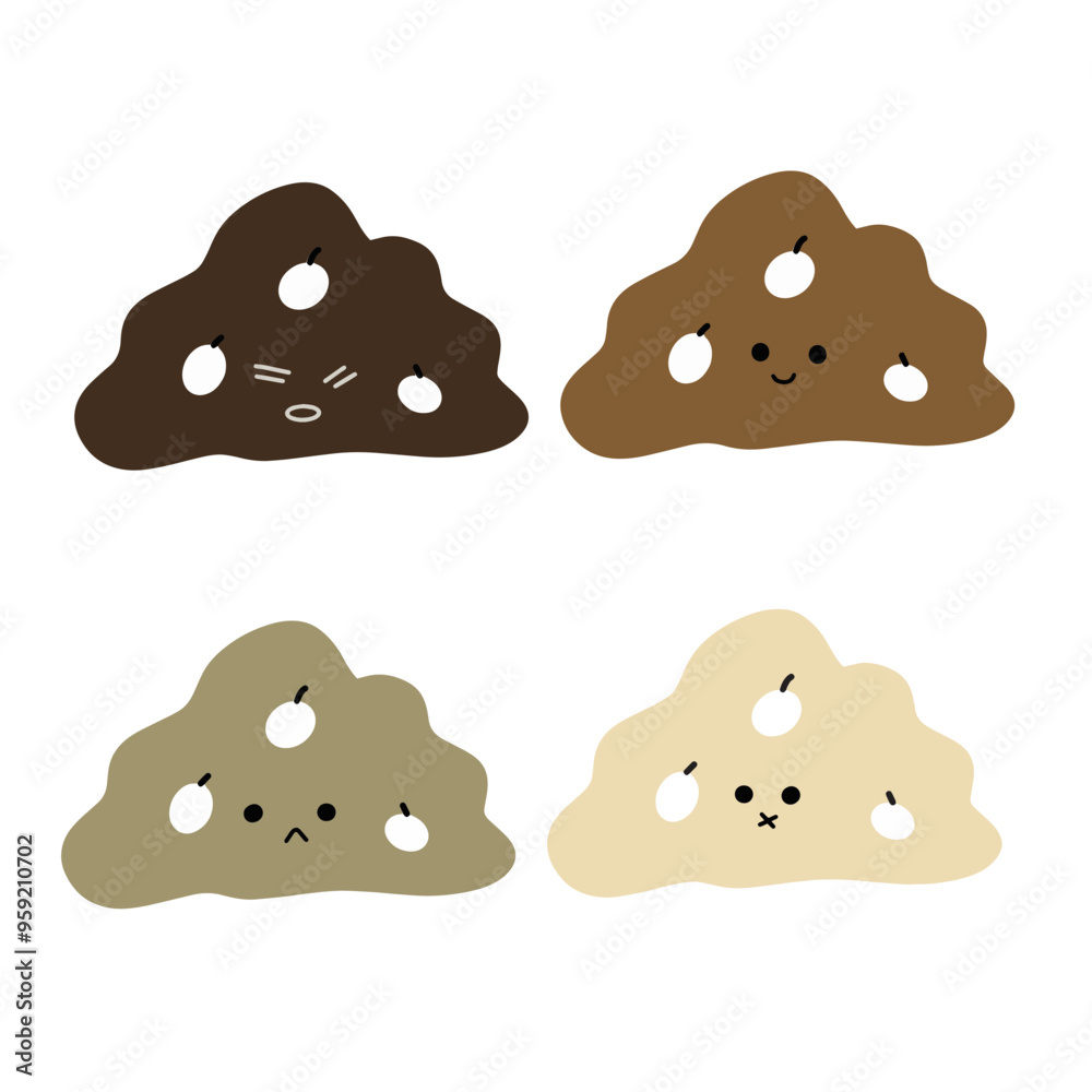 Minimalist Bushes Illustration | Cute Doodle Vector for Nature and Landscape Designs Minimalist Bushes Illustration | Cute Doodle Vector for Nature and Landscape Designs