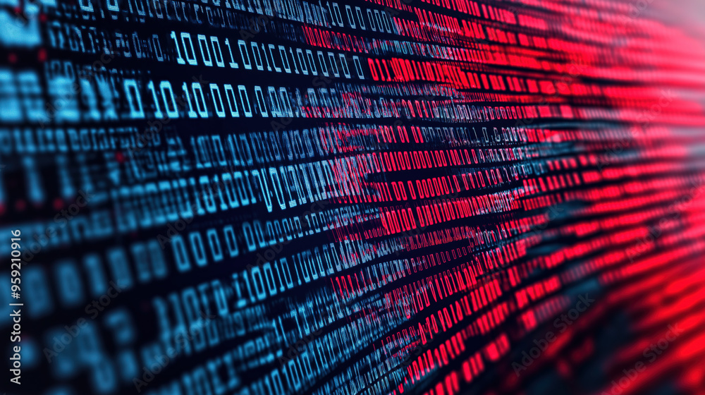 Abstract Big Data Technology Background with Connecting Data.