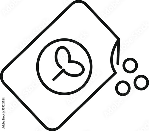 Open packet pouring seeds, ready for planting and gardening