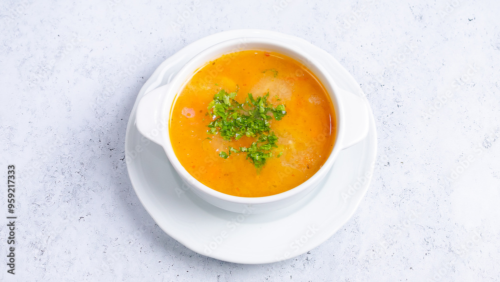Lentil soup bowl Lentil soup bowl
