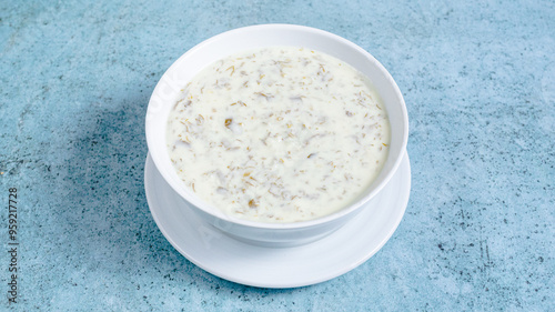 Dovga - Azerbaijani yogurt soup 	 photo