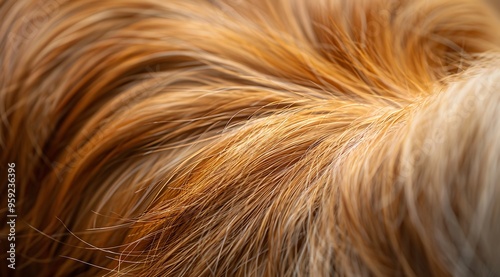 golden hair texture