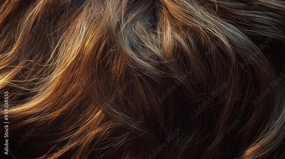 Naklejka premium hair texture