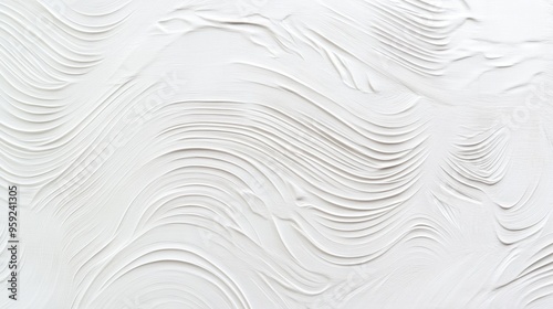 This visually appealing abstract background features elegant white textures and smooth patterns, making it ideal for interior design projects and a source of inspiration for artistic expression