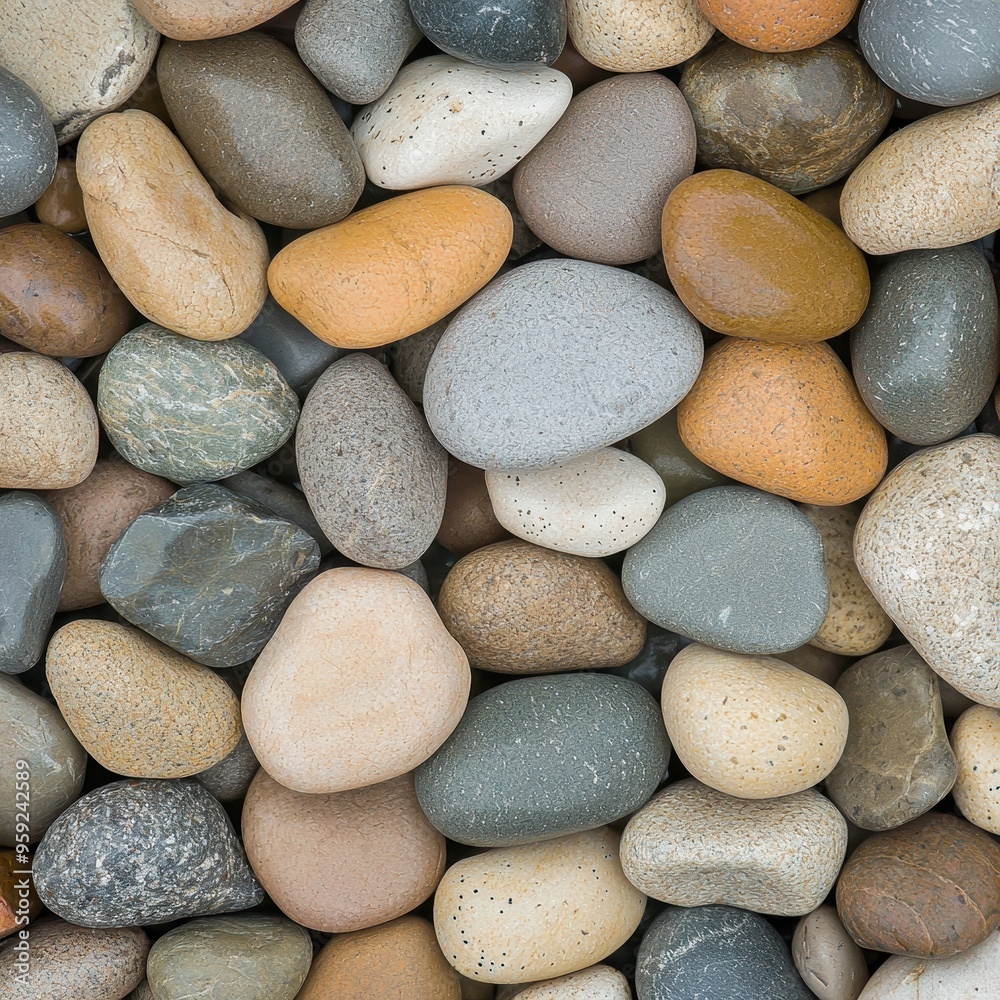 Smooth Round Pebbles Texture Background Smooth Round Pebbles Texture Background