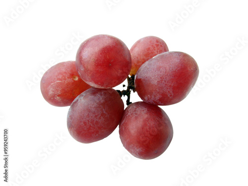 bunch of red grapes Png, red grapes isolated on white transparent background