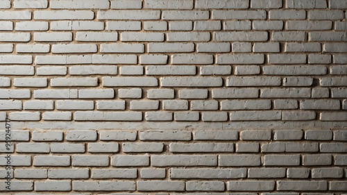 Abstract illustration of an empty, weathered white brick wall, perfect for creating a textured background in your design projects. 