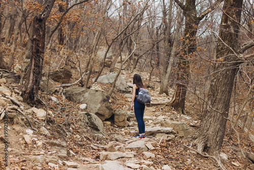 Photography Bukhansan National Park, Seoul, Gyeonggi-do, South Korea, spring landscape view