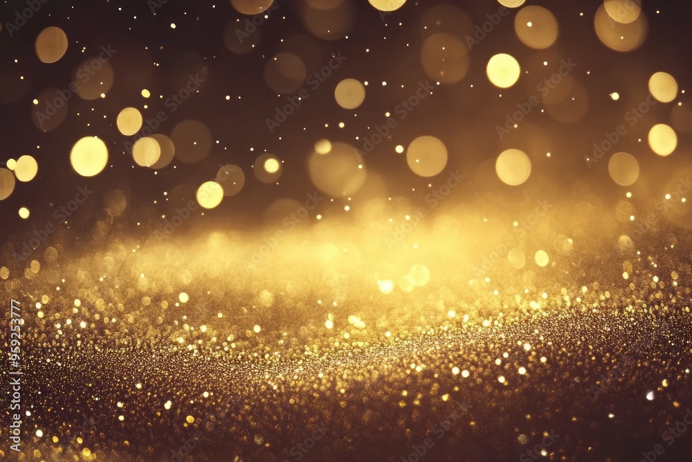 Abstract gold glitter sparkle background , ai Abstract gold glitter sparkle background , ai
