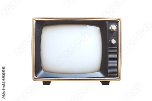 Vintage Retro Television, Classic TV Set, Old Fashioned TV, Antique Television Display, Vintage TV Screen, Retro TV