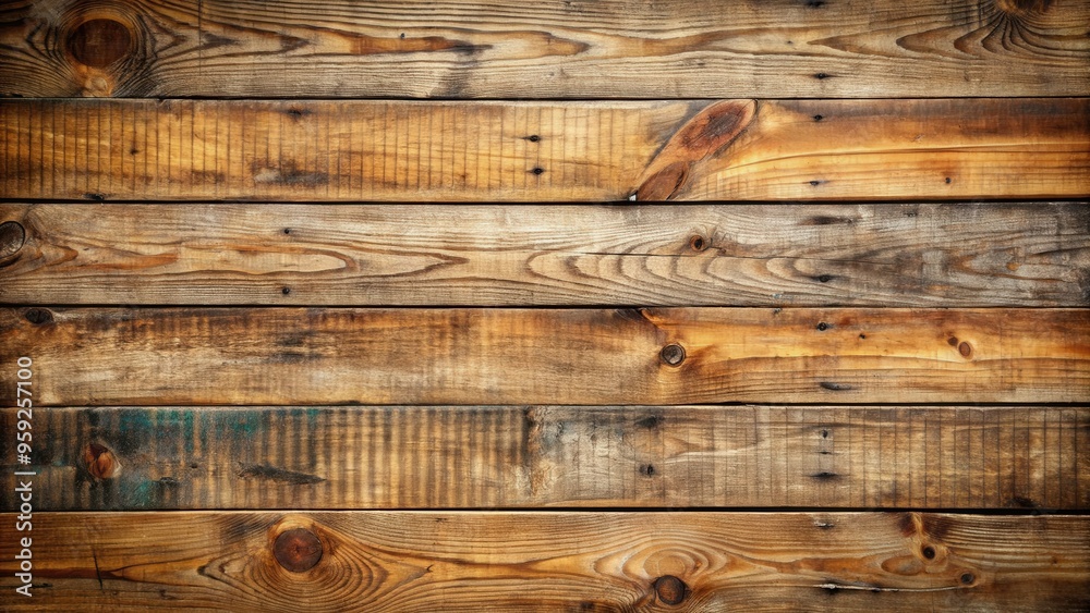 Naklejka premium Background of weathered wooden planks, rustic, vintage, texture, aged, grunge, backdrop, natural, surface, boards, old, rough
