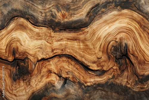 Wood texture with natural pattern , ai