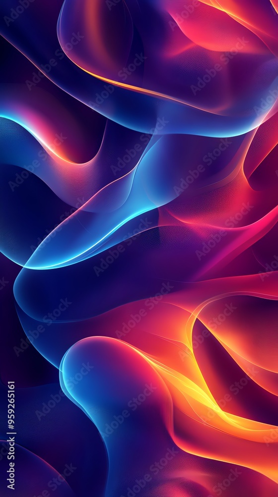 Obraz premium Abstract Colorful Waves Background.