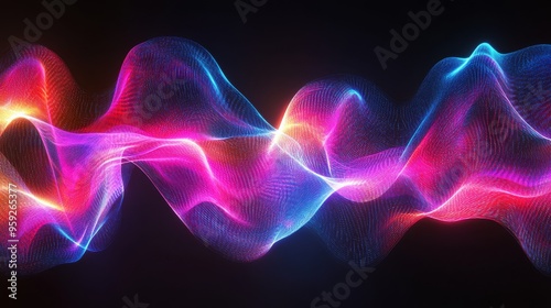 Experience the captivating and vibrant motion of stunning light trails in a modern abstract design, which showcases incredible highspeed movement along with striking futuristic aesthetics