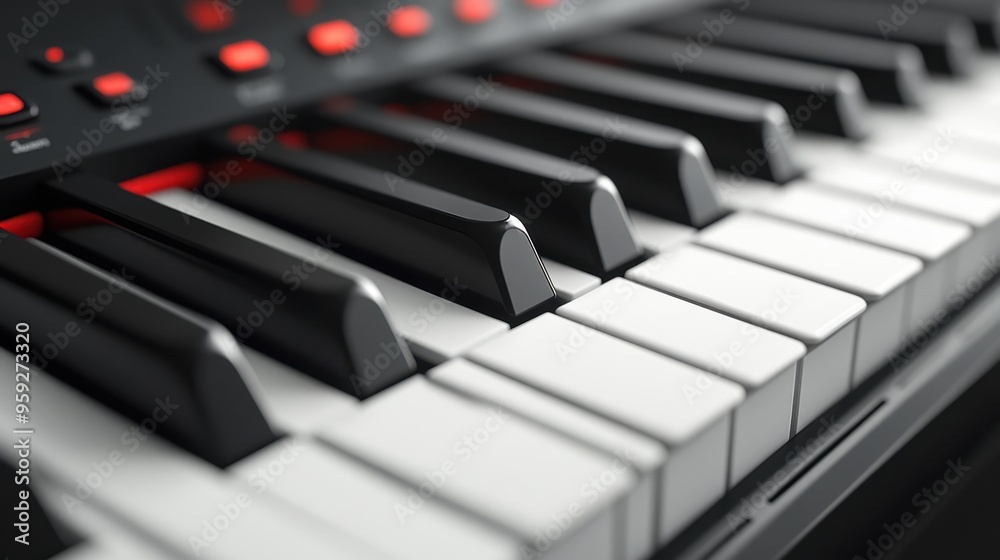 Close-Up of Electronic Piano Keys F7 and F8 with Shallow Depth of Field, Focus on Sleek Design and Detail, Perfect for Music and Instrument-Themed Projects
Close-Up of Electronic Piano Keys F7 and F8 with Shallow Depth of Field, Focus on Sleek Design and Detail, Perfect for Music and Instrument-Themed Projects