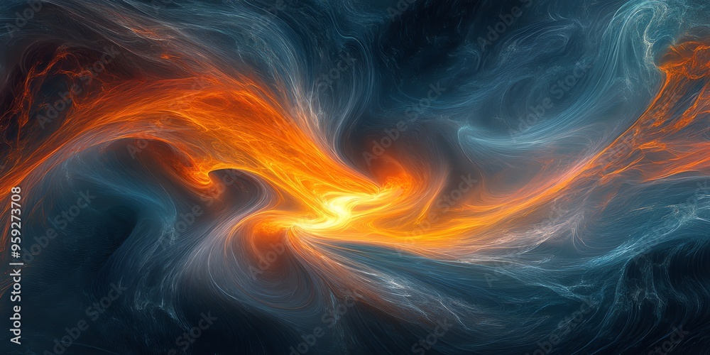 Abstract Fire and Water Pattern. Abstract Fire and Water Pattern.