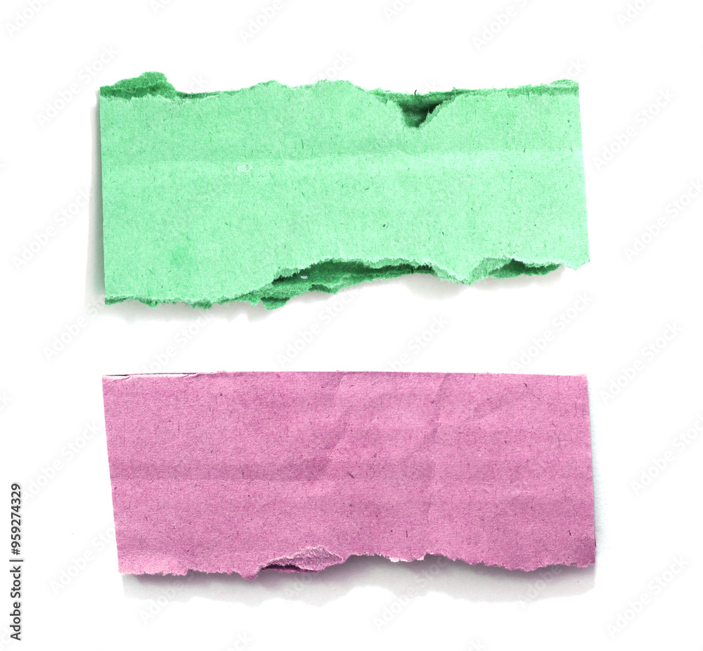 ripped paper texture on white background. ripped paper texture on white background.