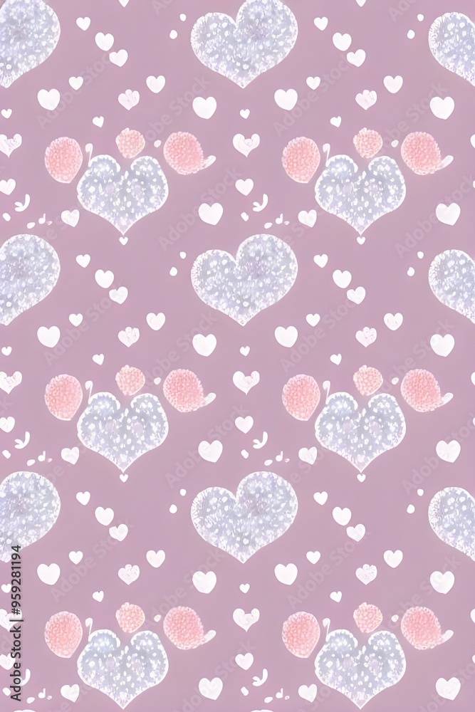 seamless pattern with hearts seamless pattern with hearts