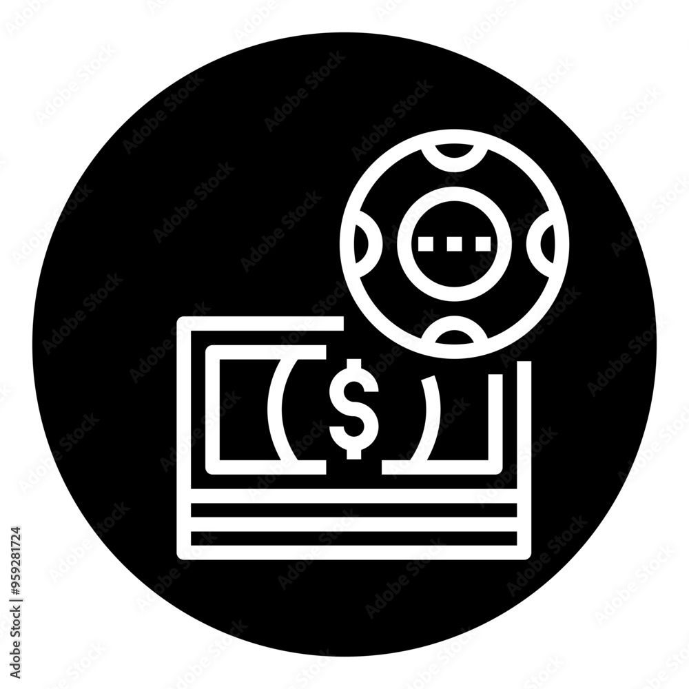 Obraz premium Gambling Icon
