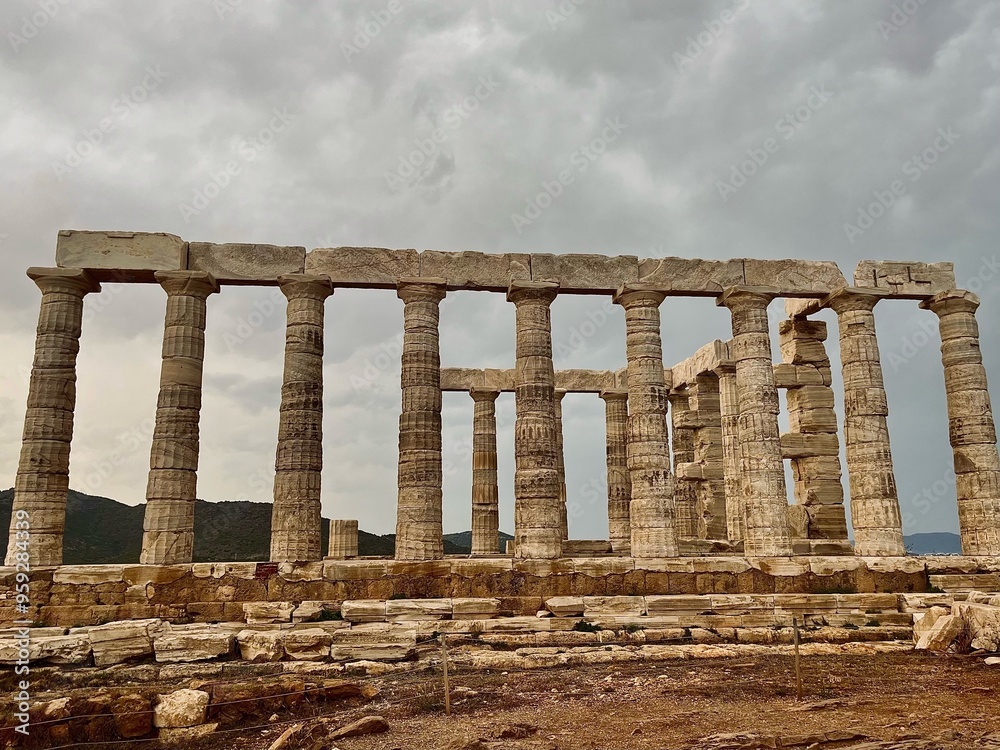 Fototapeta premium temple of Poseidon