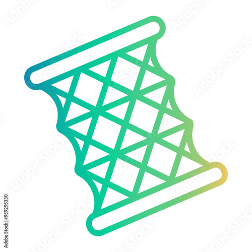 fisher Line Gradient Icon