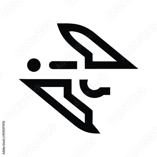 Futuristic Technology Company Logo Stylish Logo Design Vector Illustration for Modern Branding